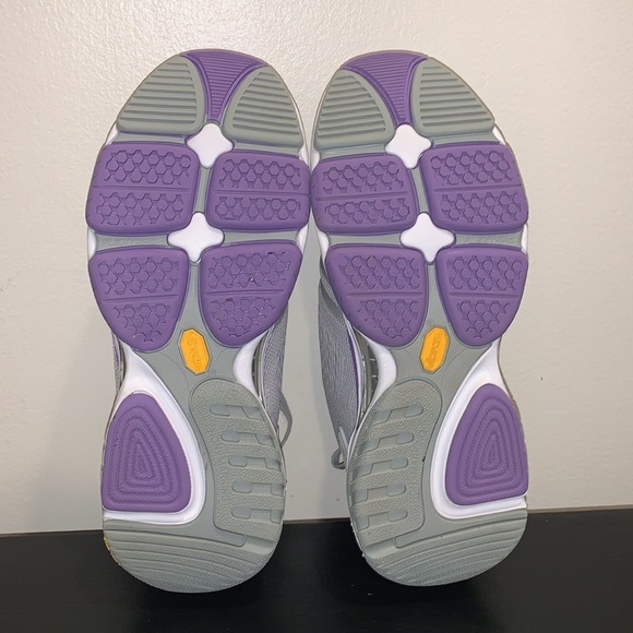 ABEO AEROSYSTEM SIERRA Sneakers VIBRAM Size 7 Light Grey-Purple VSW1137 - Picture 8 of 9